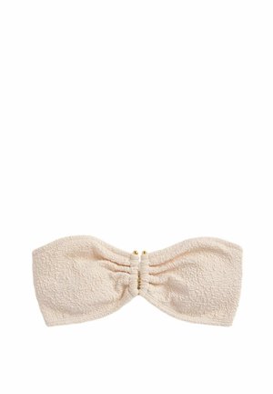 Next TRIM BANDEAU - Bikinio viršutinė dalis - ecru textured