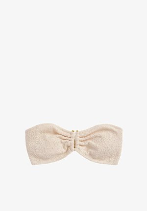 Next TRIM BANDEAU - Bikini-Top - ecru textured