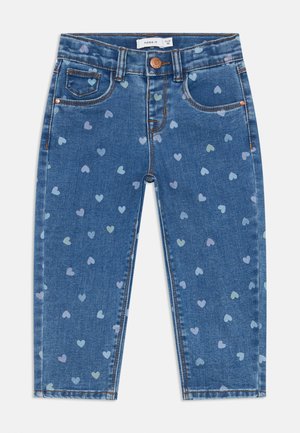 NMFBELLA  - Jeans straight leg - denim blue aophearts
