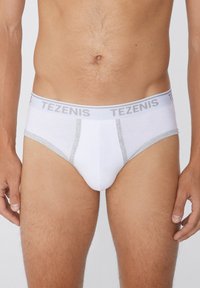 Tezenis BORDI CONTRASTO CON LOGO - Slip - White