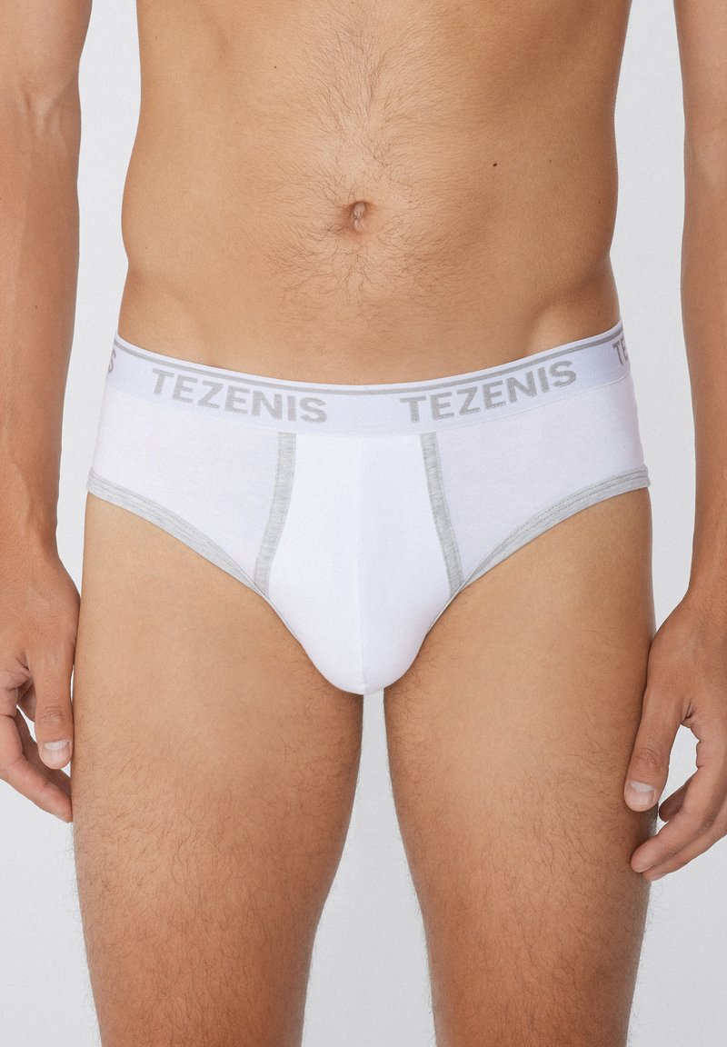 Tezenis BORDI CONTRASTO CON LOGO - Slip - White