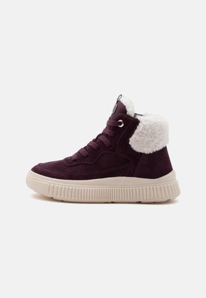 Geox, LAQUINNY GIRL - Високи маратонки - dark burgundy