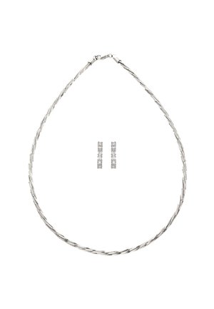 SET - Øreringe - silver-coloured