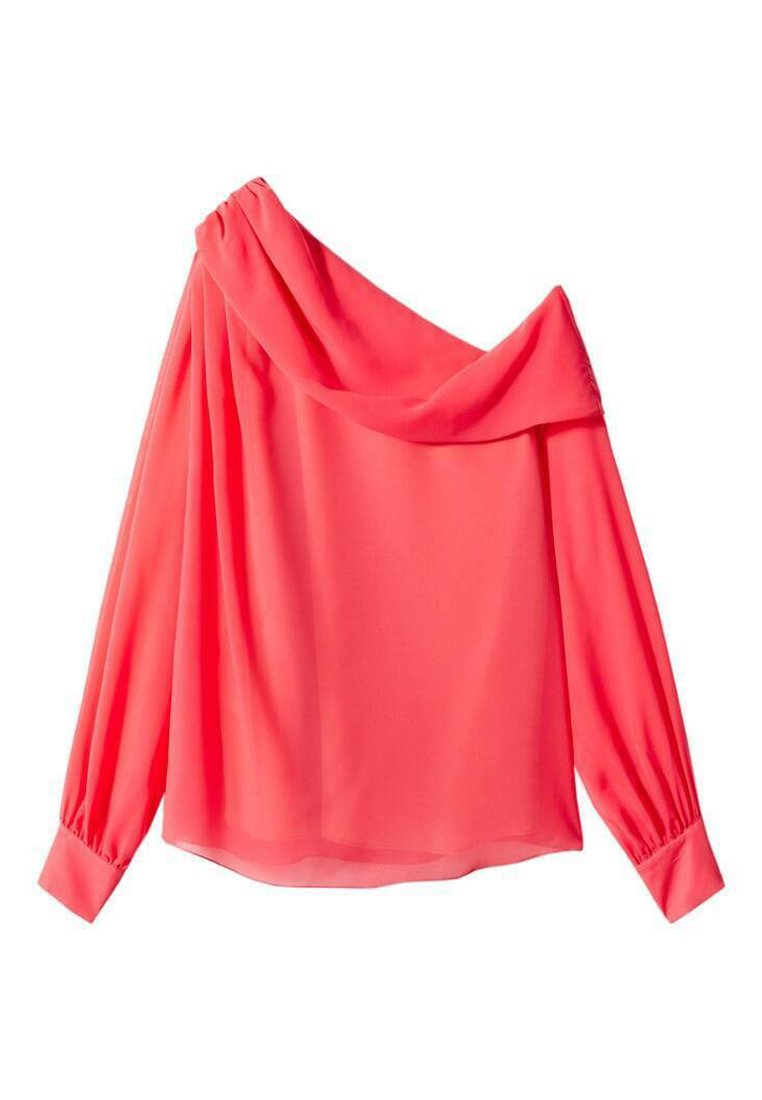 Mango Blouse koraalrood