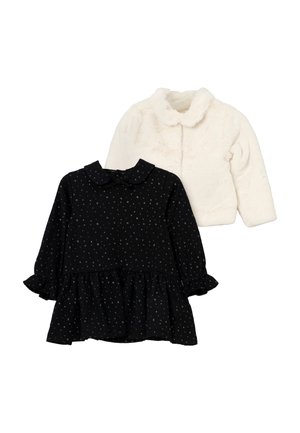 SET - Veste polaire - weiß-schwarz