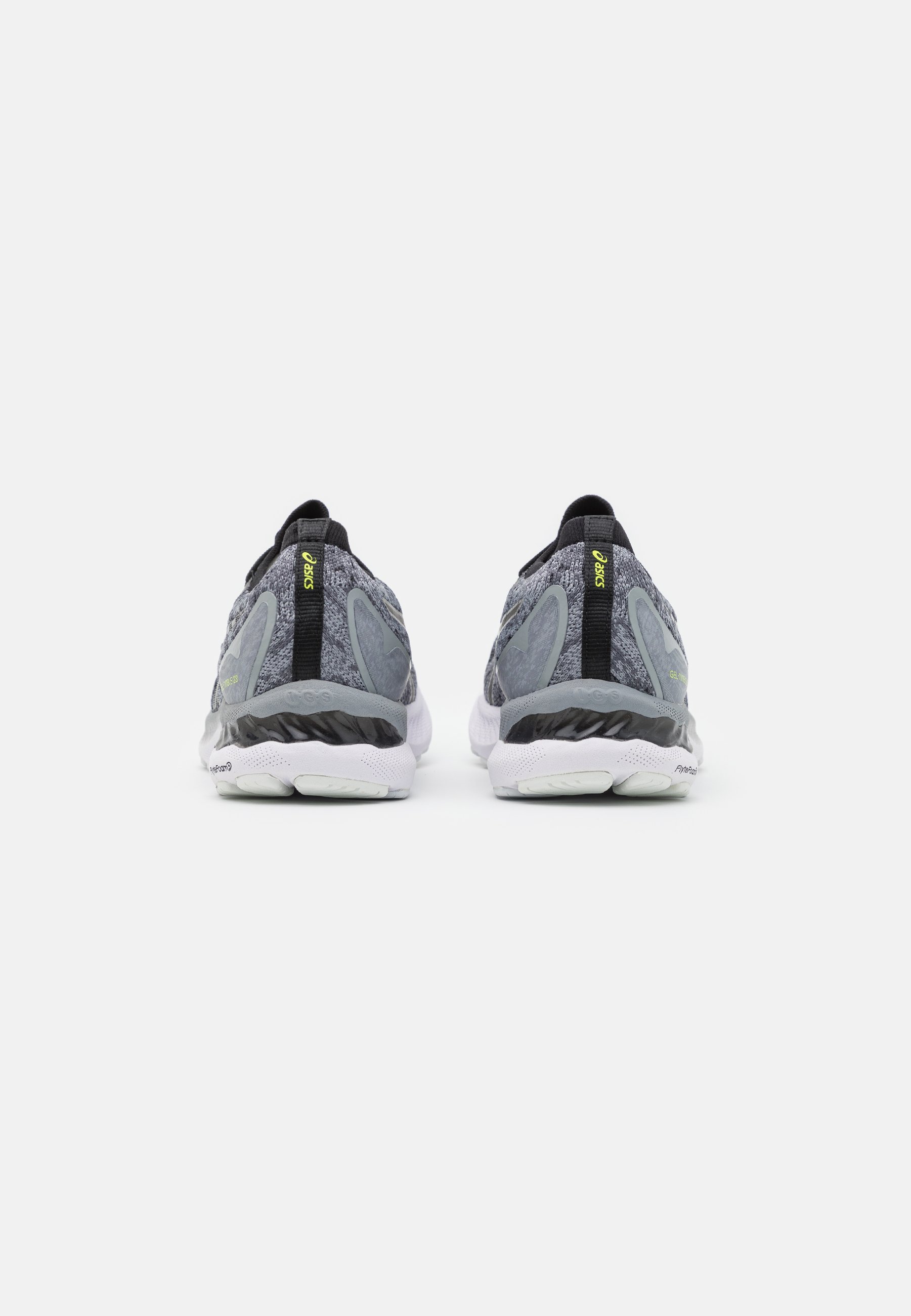 ASICS GEL NIMBUS 23 KNIT - Zapatillas de running neutras - sheet  rock/black/gris oscuro - Zalando.es
