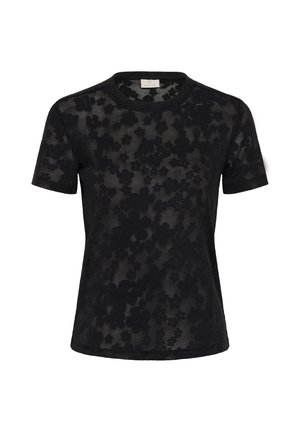 Kaffe, KAHELLE T-SHIRT - T-Shirt print - black deep cc.