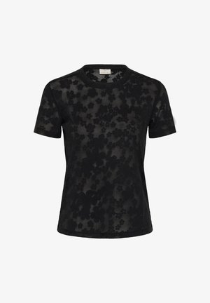 Kaffe, KAHELLE T-SHIRT - T-shirt print - black deep cc.