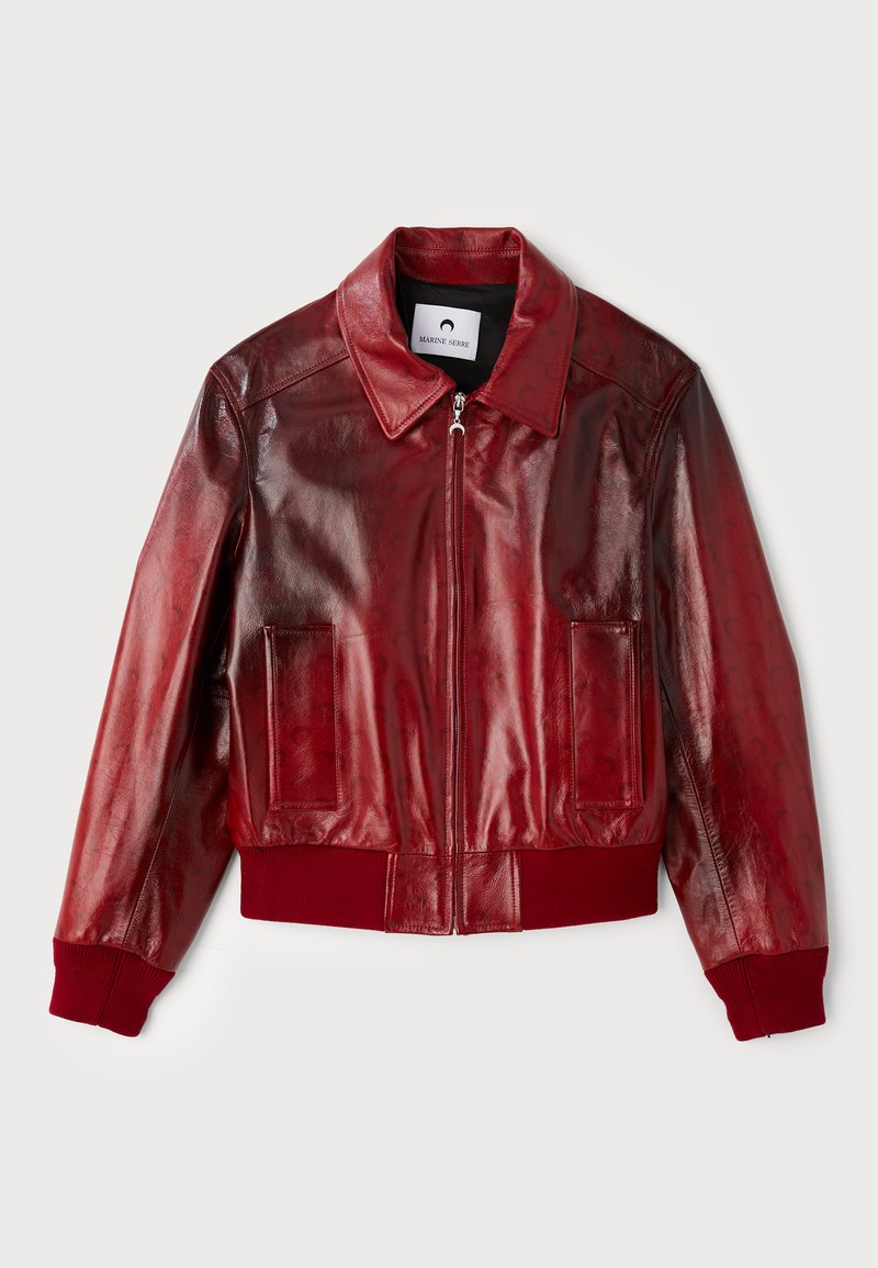 MARINE SERRE Leren jas rood MARINE SERRE Leren jas rood