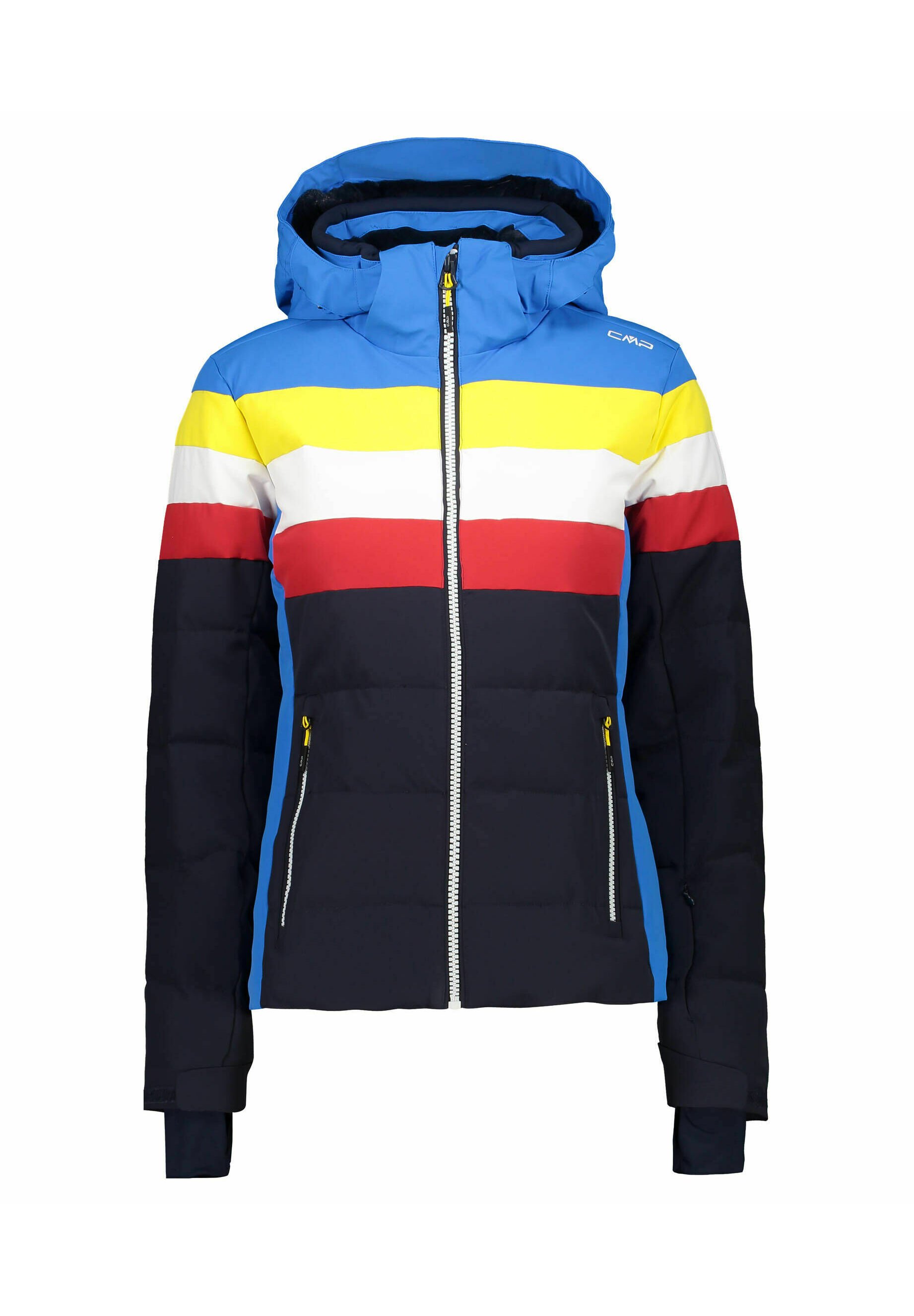 dark blue ski jacket