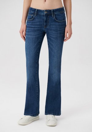 Mavi BELLA MID-RISE - Bootcut jeans - dark brushed str