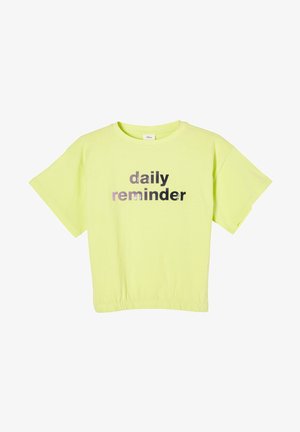 T-shirt imprimé - lime