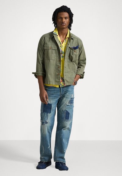 Polo Ralph Lauren VINTAGE CLASSIC DISTRESSED JEAN - Calças de ganga de perna direita - blue denim