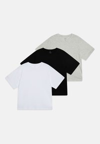 Unselected, black/bright white/light grey melange
