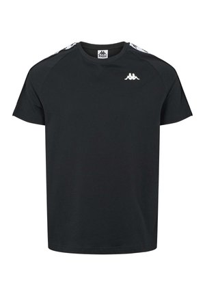 Kappa BANDA COEN SLIM - Trükipildiga T-särk - nero