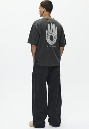 GARY TEE INTEL - Potiskana majica - washed black
