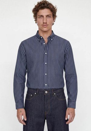 Jack & Jones PREMIUM JJEHARVEY OXFORD L/S SHIRT NOOS - Chemise - navy blazer