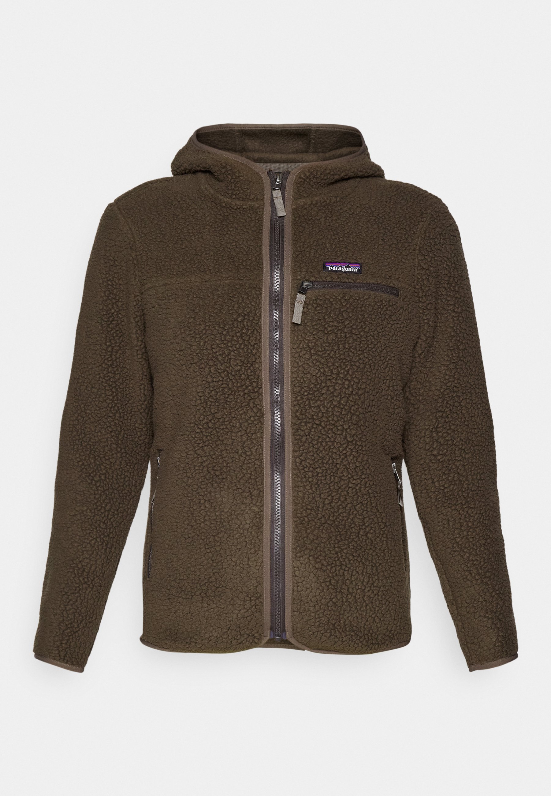 Patagonia RETRO HOODY - Fleece jacket - otter brown/brown