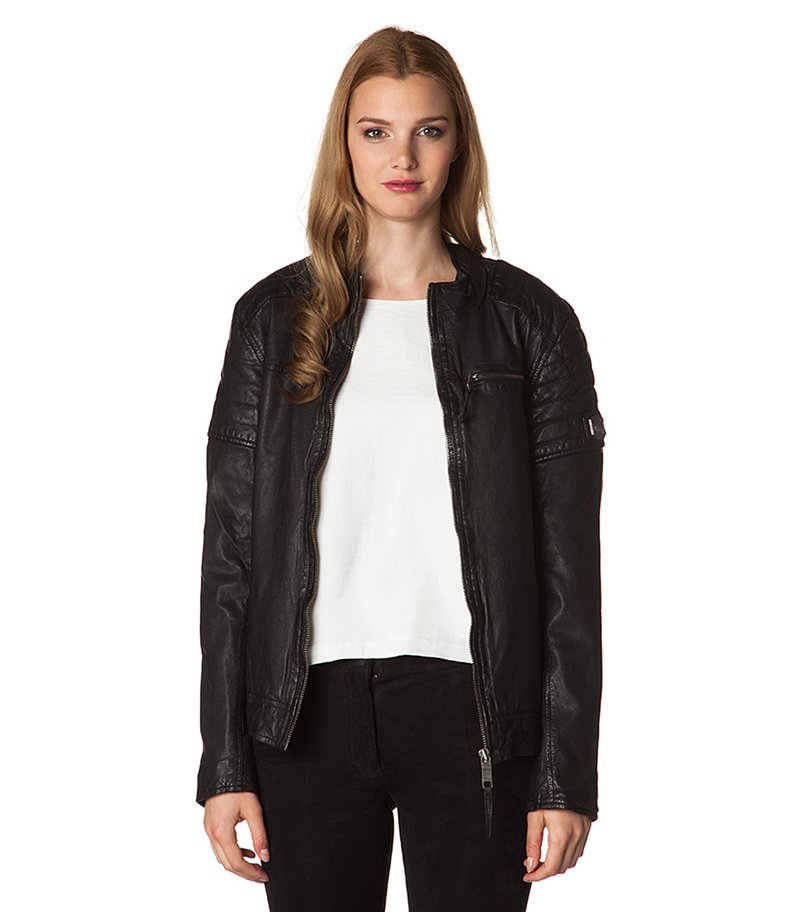 Maze ROCHA - Lederjacke - black