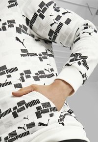 Puma Felpa con cappuccio - white