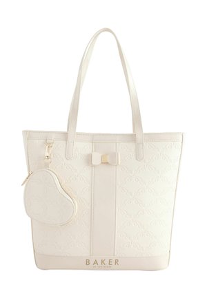 EMBOSSED - Tote bag - bone