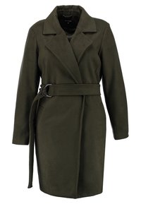 Even&Odd Curvy Klassisk frakke - khaki