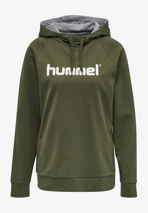 Hummel Felpa con cappuccio - olive