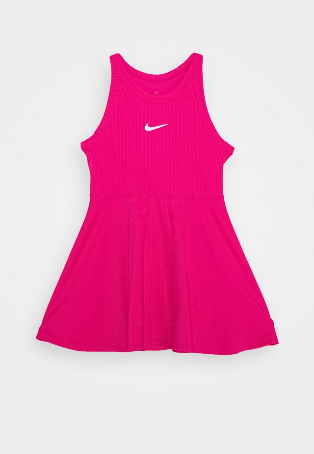 DRY DRESS - Sportkleid - vivid pink/white