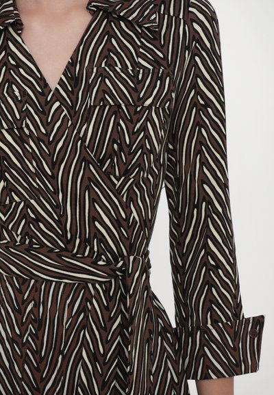 Diane von Furstenberg ISLA DRESS - Blousejurk - brown