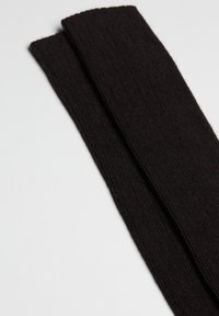 Calzedonia LONG RIBBED - Knæstrømper - anthracite