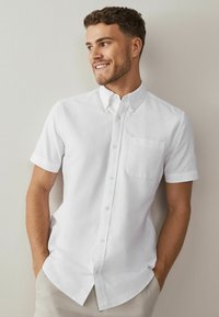 Next SHORT SLEEVE OXFORD SHIRTS - Marškiniai - white blue navy pack
