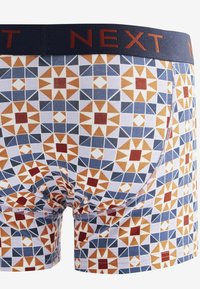 Next 4 PACK - Boxers - blue green tile print