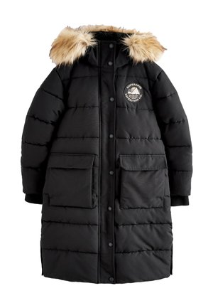 Superdry & Co EVEREST LONGLINE - Parka - black