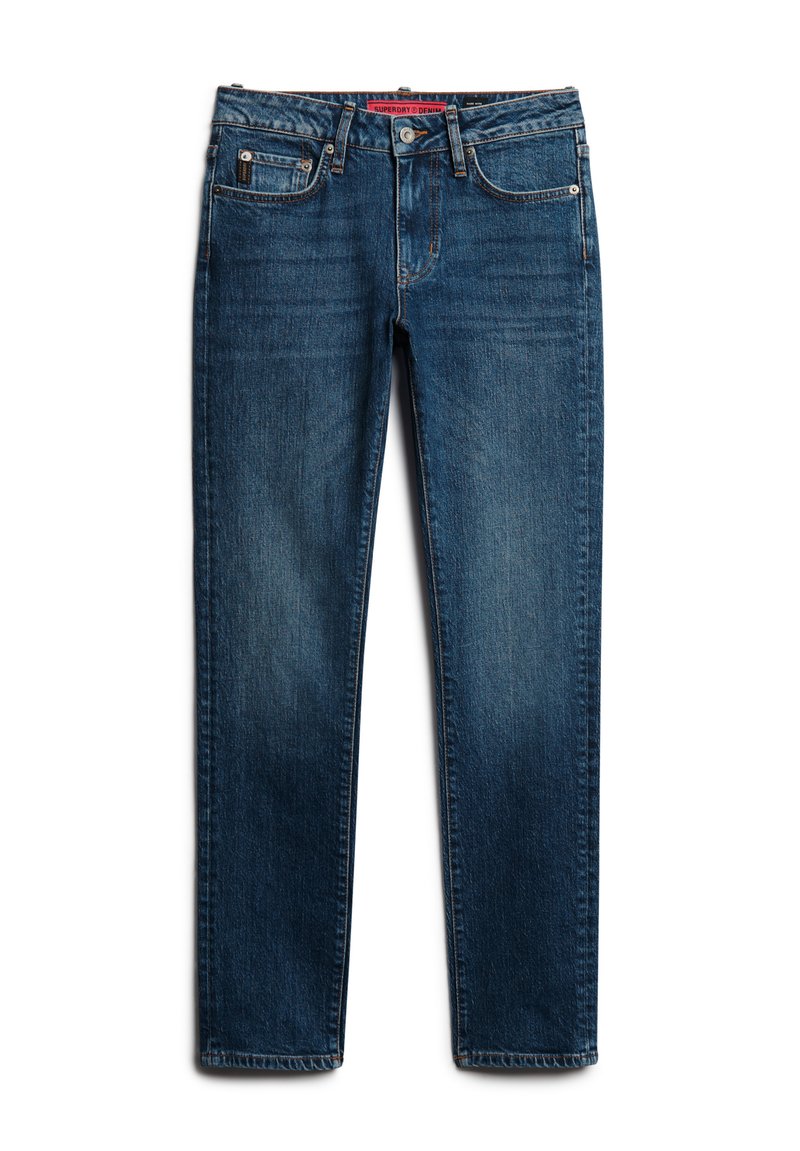 Superdry & Co Slim fit jeans donkerblauw