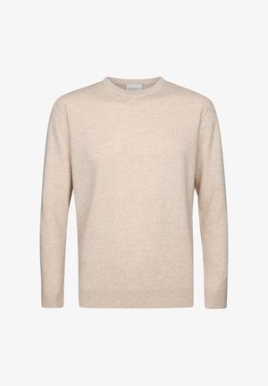 PROFUOMO CREW NECK - Pullover - light sand