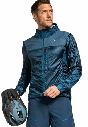 HYBRID JKT FLOW TRAIL - Outdoor jacket - marine