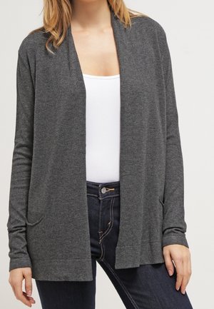 Neuletakki - mottled dark grey