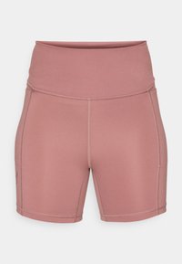 Under Armour MIDDIE SHORT - Tights - maroon mist/dark maroon