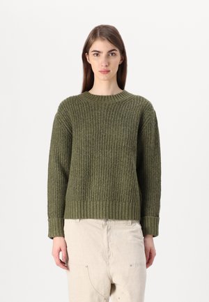 JDY JDYSILJA O NECK  - Strickpullover - winter moss melange