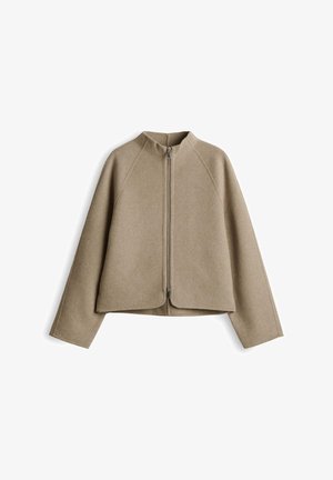 OPUS, RELAXED FIT - Fleece jacket - light mocca