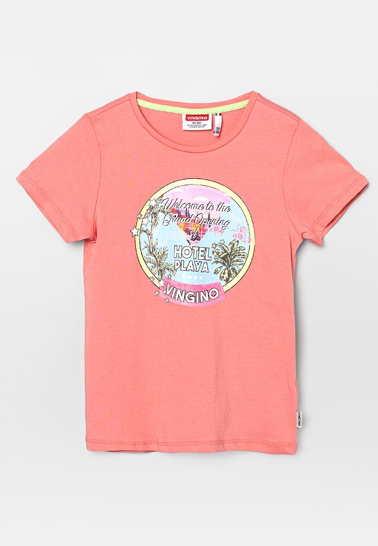 VINGINO T-shirt print abrikoos