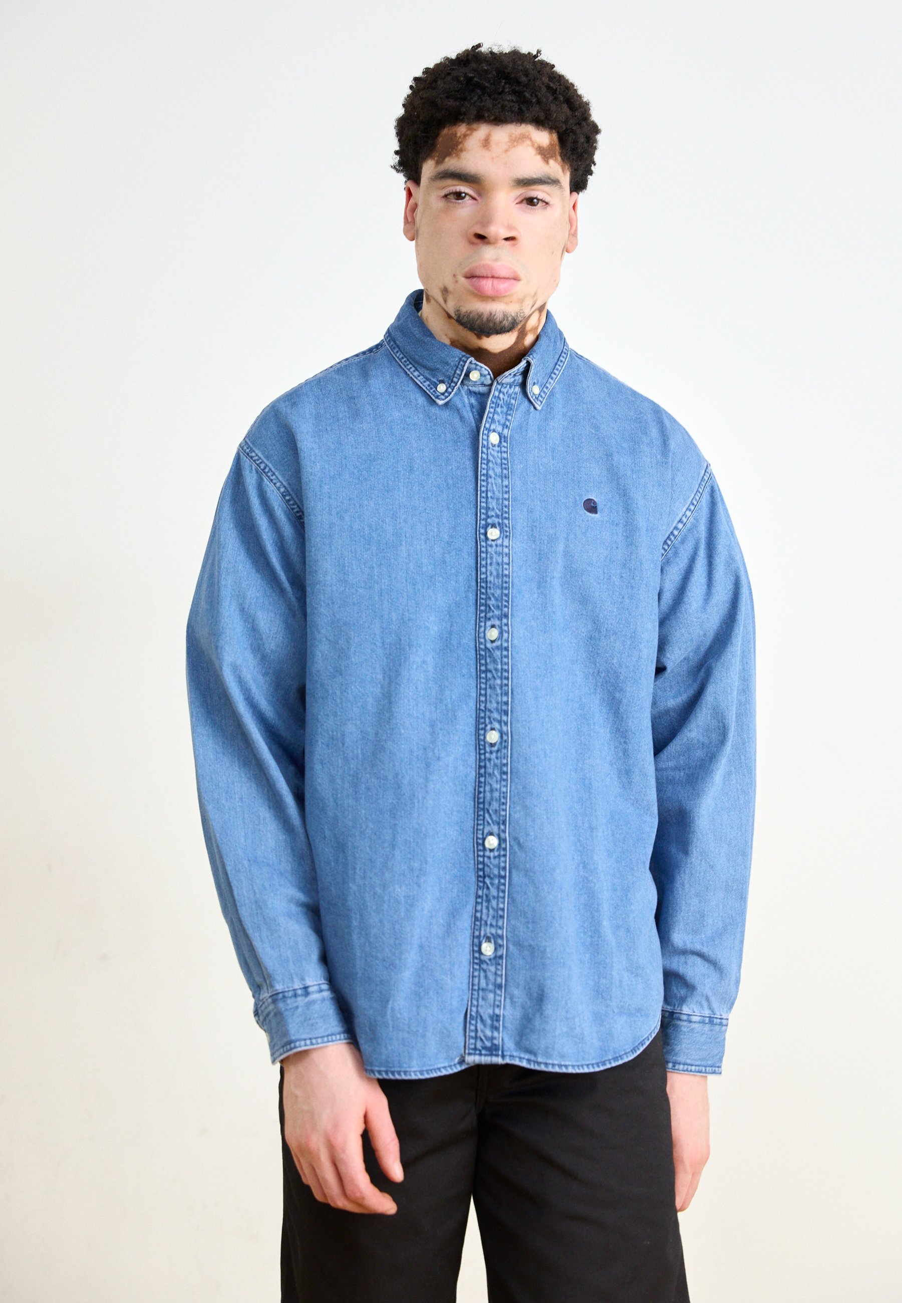 シャツ CARHARTT WIP Lucas denim shirt Blu Carhartt WIP Lucas Shirt | Blue (stone washed) – Page Lucas