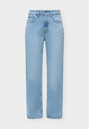 Abercrombie & Fitch, HERO CURVY RELAXED - Jean boyfriend - dark blue
