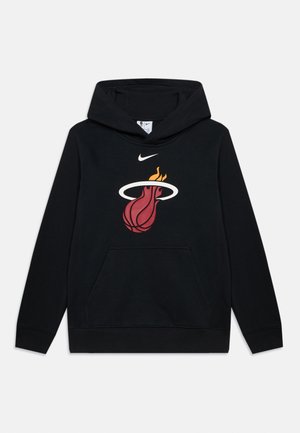 NBA MIAMI HEAT CLUB UNISEX - Mikina s kapucí - black