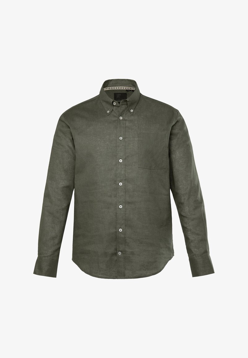 JP1880 BUTTONDOWN-KRAGEN MODERN FIT Camicia gray green/verde