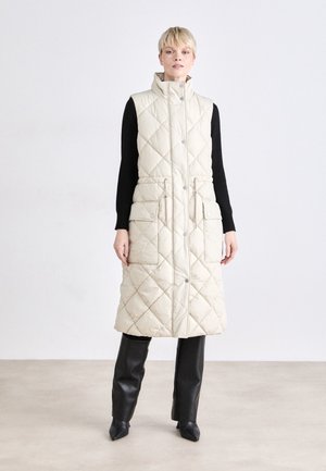 RITA PUFFER GILET - Weste - french oak/sky dress