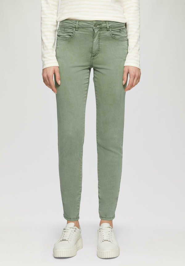 SLIM-FIT - Stoffhose - olivgrün