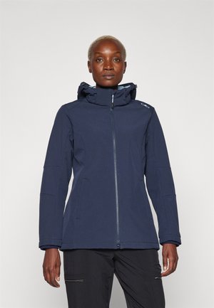 CMP WOMAN JACKET ZIP HOOD - Soft shell jacket - blue skylight