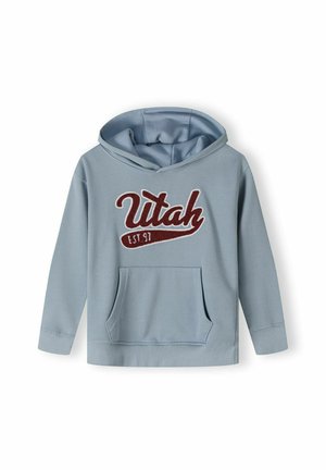 OVERSIZED WITH KANGAROO POCKET  - Hoodie - blue