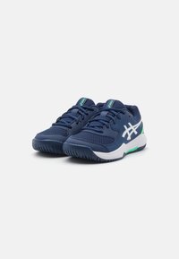 ASICS GEL DEDICATE 8 UNISEX - Tenisice za sve terene - blue expanse/white